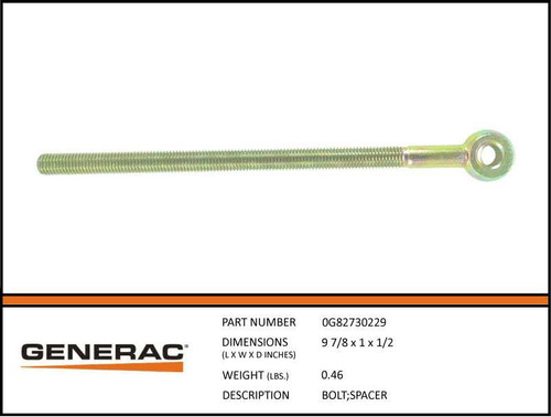 Generac 0G82730229 Bolt Spacer