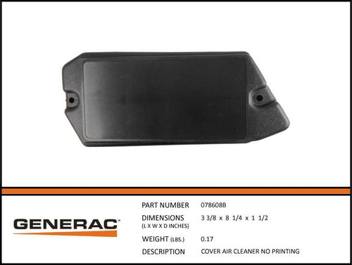 Generac 078608B Generator Air Cleaner