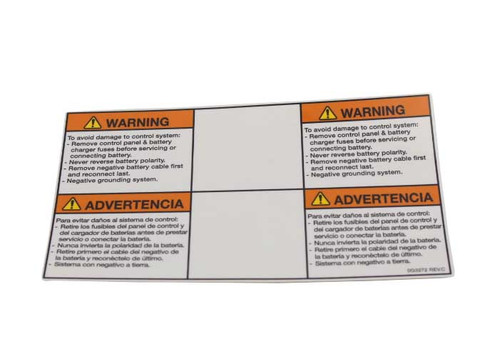 Decal Warning Control Sys Bi