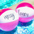 Personalized Hand Lettered Beach Balls