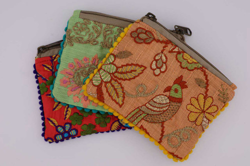 Heritage Stitch Change Purse