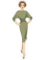 Butterick B6242 (Digital) | Misses' Ruched-Waist Dresses