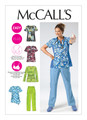 McCall's M6473 (Digital) | Misses'/Women's Scrubs Tops and Pants | Front of Envelope