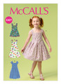 McCall's M6878 (Digital) | Children's/Girls' Pleated Dresses | Front of Envelope
