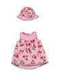 McCall's M7342 | Infants' Back-Bow Dresses, Panties, Leggings and Bucket Hat