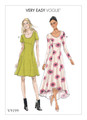 Vogue Patterns V9199 | Misses' Knit Fit-and-Flare Dresses | Front of Envelope