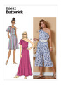 Butterick B6652 (Digital) | Misses' Dress and Jumpsuit | Front of Envelope