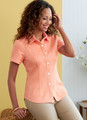 Butterick B6852 | Misses' Button-Down Shorts With Collar, Sleeve & Hem Variations