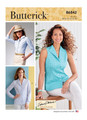 Butterick B6842 | Misses' Fold-Back Collar Shirts | Front of Envelope