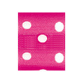 Offray Grosgrain Polka Dots Ribbon Shocking Pink