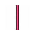 Offray Center Stripe Grosgrain Ribbon BlackHot Pink