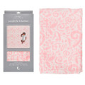 Pink Paisley Swaddle Blanket