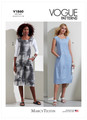 Vogue Patterns V1860 | Misses' Dress and Knit Top | Front of Envelope