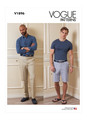 Vogue Patterns V1896 | Men's Shorts and Pants | Front of Envelope