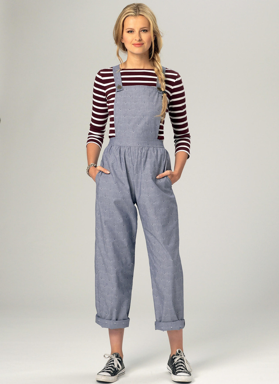 jumper and dungarees