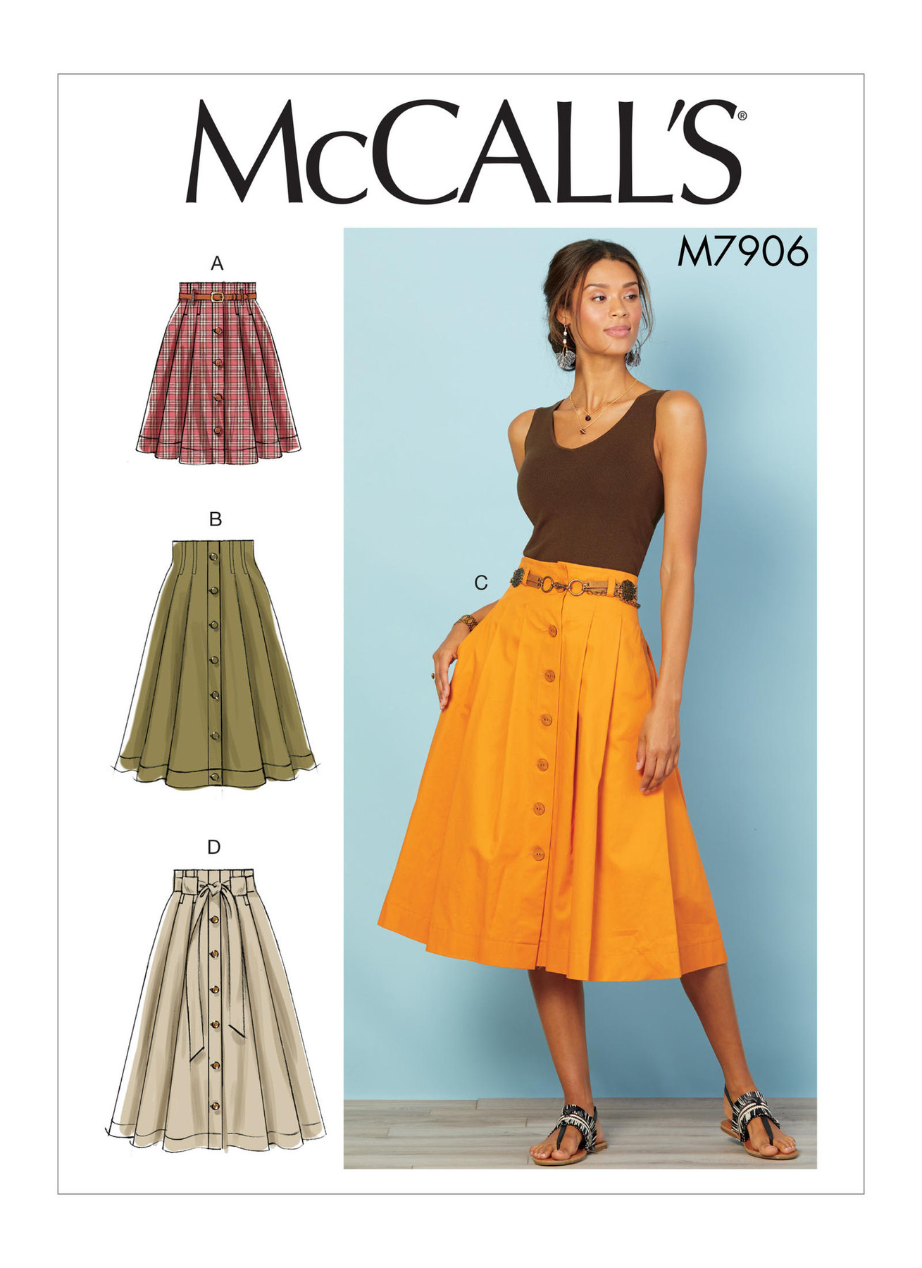 M7906 | Misses' Skirts | McCall's Patterns