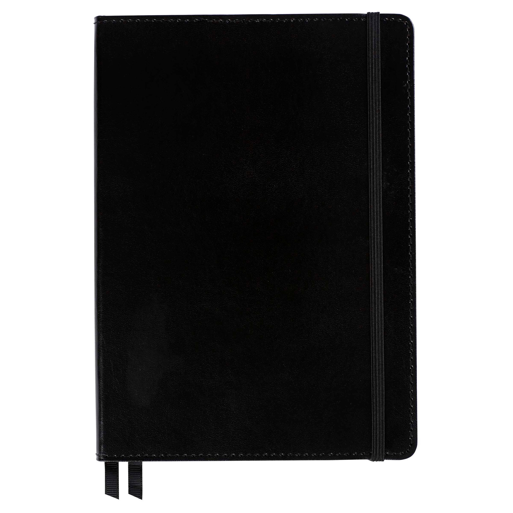 Black Bonded Leather Journal, 6 x 8