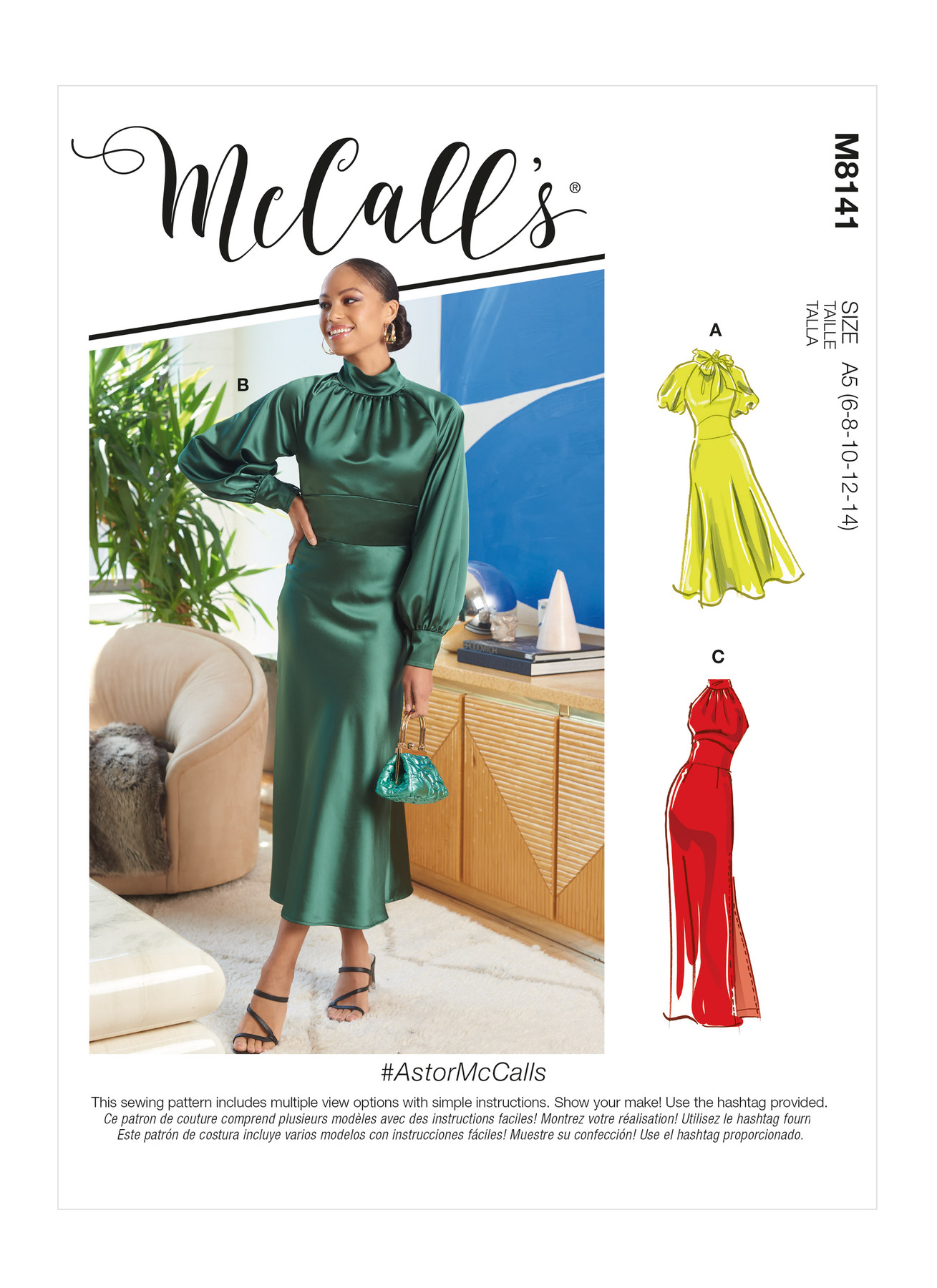 M8141 Misses Dresses McCall s Patterns m8141-misses-dresses-mccall-s-patterns