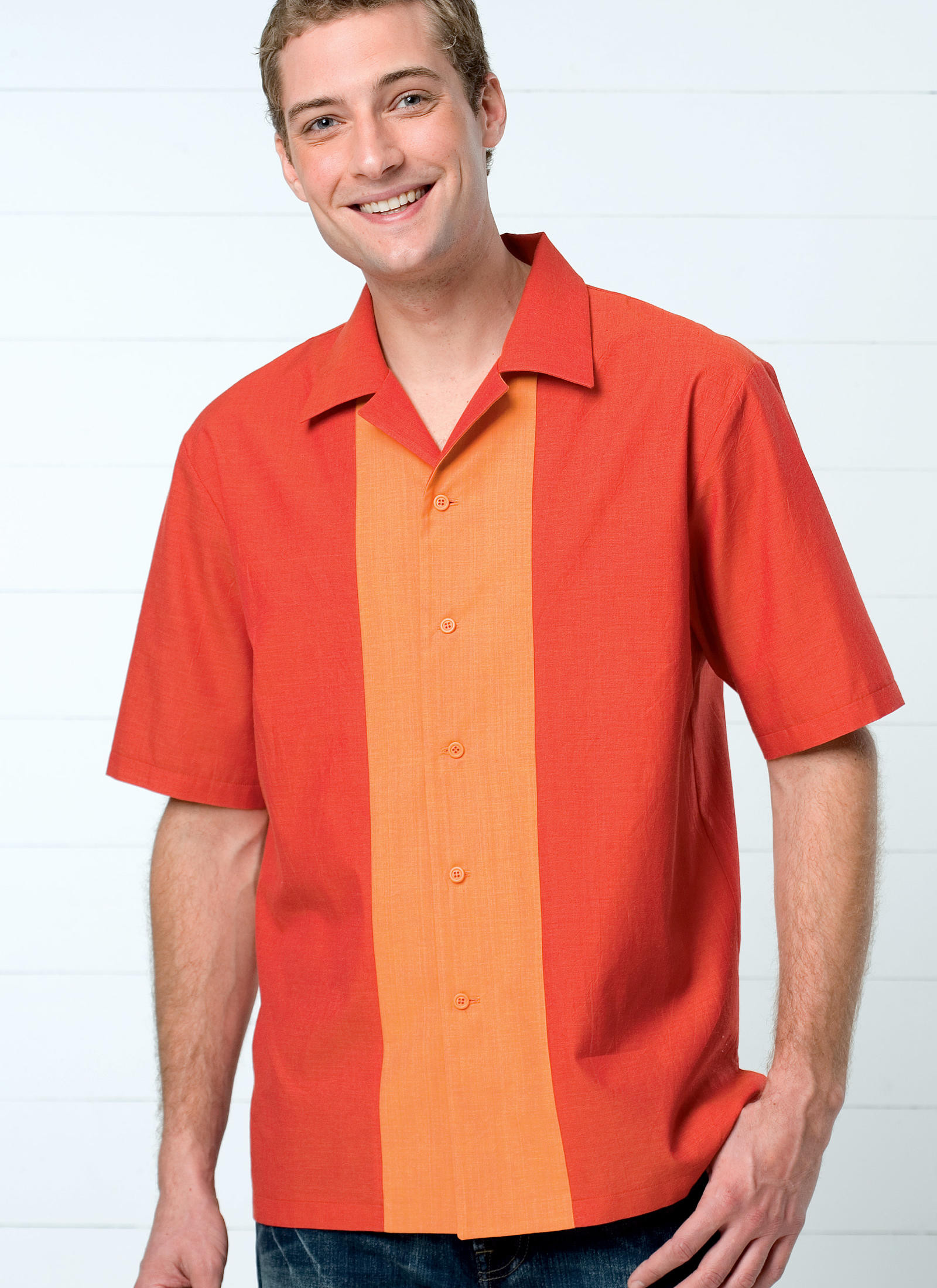 K3484 Men's Bowling Shirts Kwik Sew Patterns