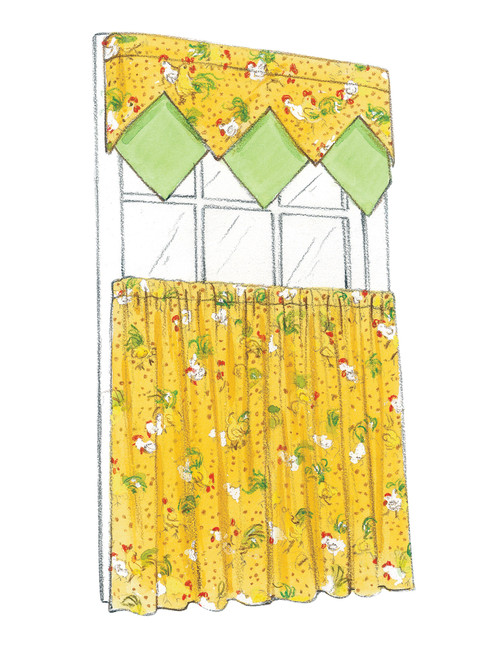 McCall's M4408 | Window Valances and Curtain Panels