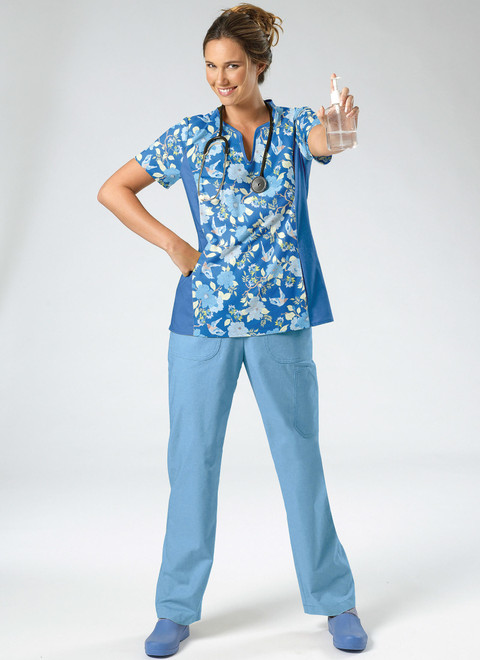 scrub top pattern sewing