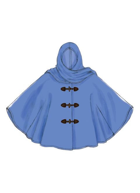 McCall's M7202 | Misses' Ponchos with Hood Variations