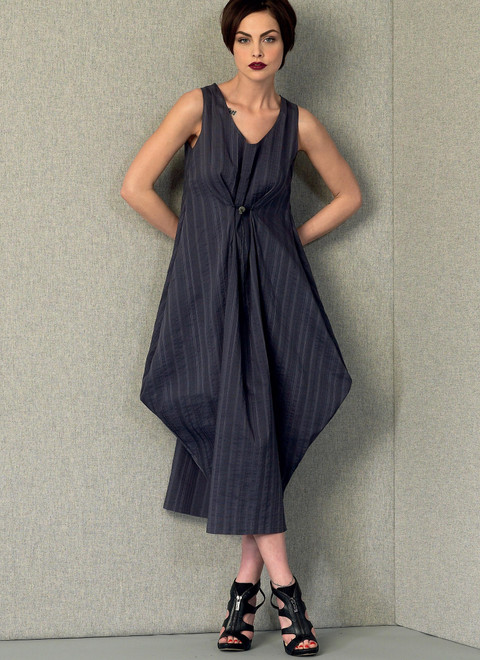 Vogue Patterns V1410 | Misses' Drawstring Cinch Dress