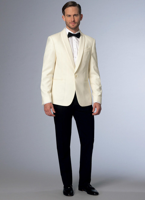 Vogue Patterns V9097 | Men's Shawl Collar Tuxedo Jackets and Pants