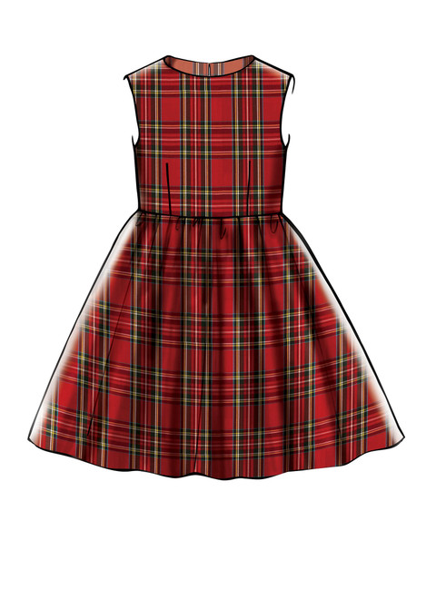 McCall's M7648 | Childrens'/Girls' Gathered Dresses with Petticoat and Sash