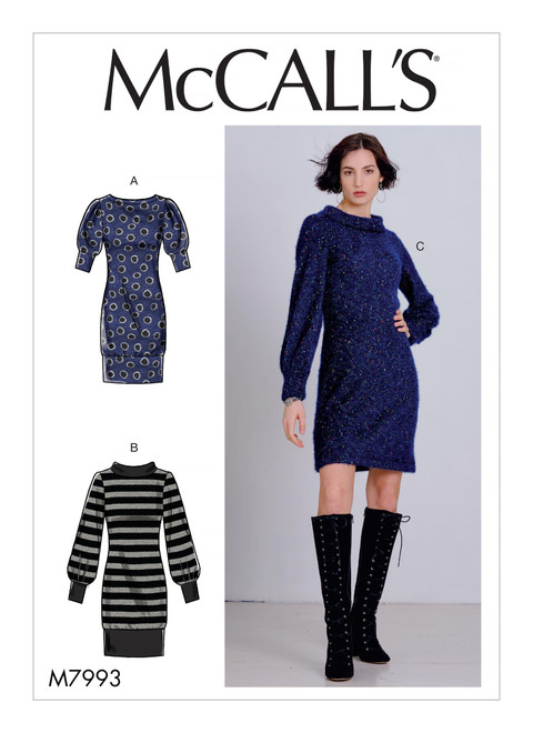 McCall's M7993 (Digital) | Misses' Dresses | Front of Envelope