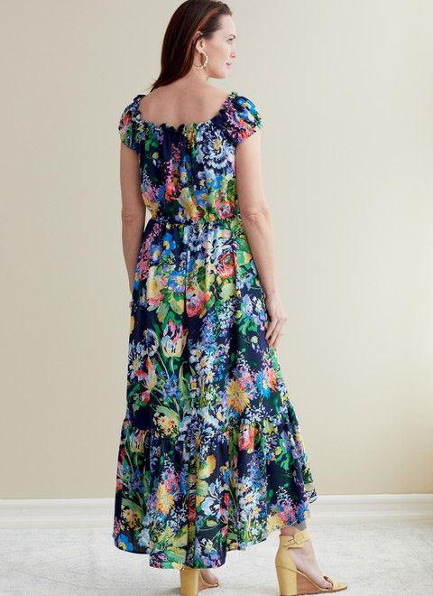 Butterick B6757 (Digital) | Misses' Dresses & Sash