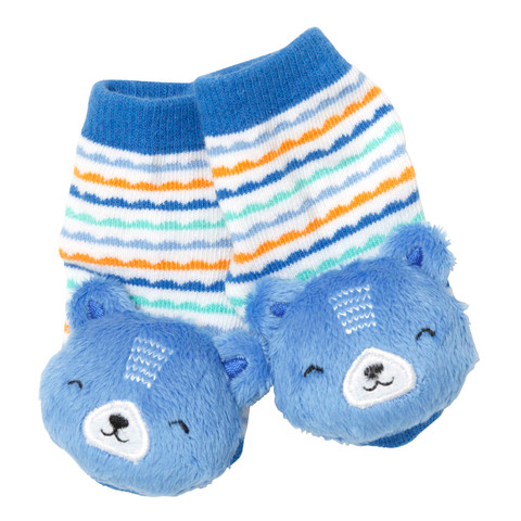 Rattle Toe Socks - Bear