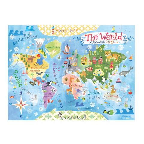 World Map Puzzle - The World Around Me