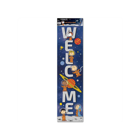 Peanuts® NASA Welcome Vertical Banner