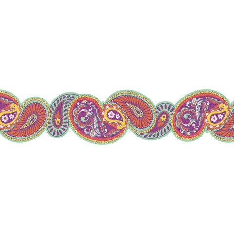 Positively Paisley Paisley Deco Trim® Extra Wide Die Cut
