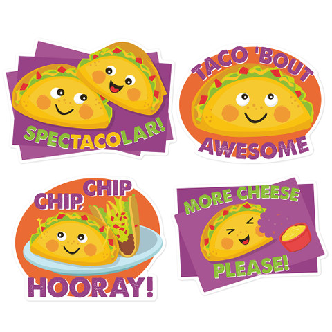 Jumbo Scented Stickers - Taco