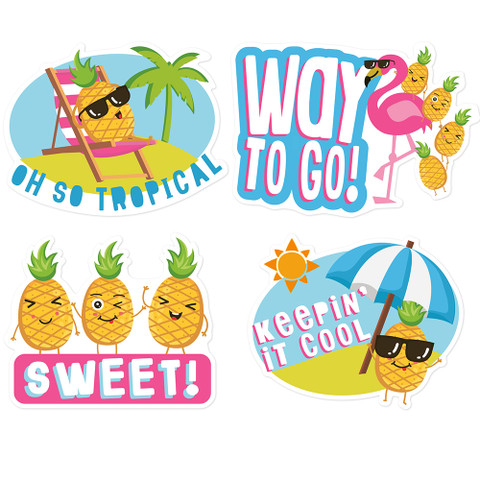 Jumbo Scented Stickers - Pineapple