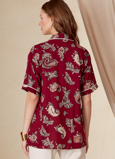Vogue Patterns V1827 | Unisex Shirts