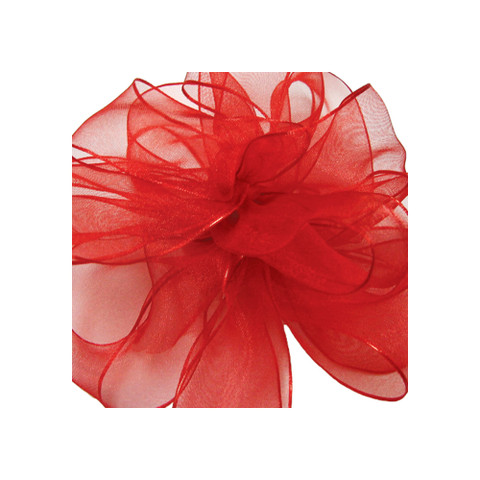 Offray Encore Wired Edge Ribbon Red