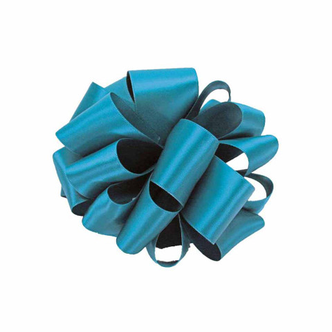 Offray Double Face Satin Ribbon Deep Teal