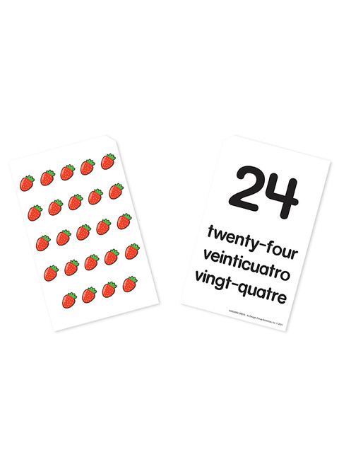 Counting 0-50 Flashcards