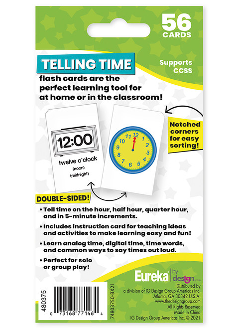 NEW Telling Time Flashcards