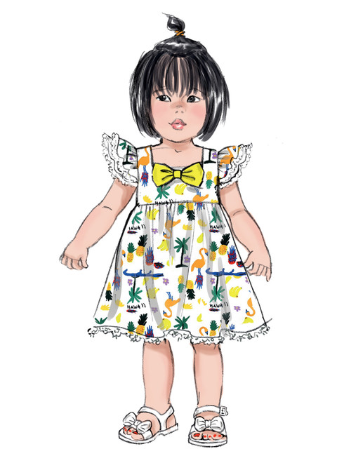 Butterick B6885 | Toddlers' Dress