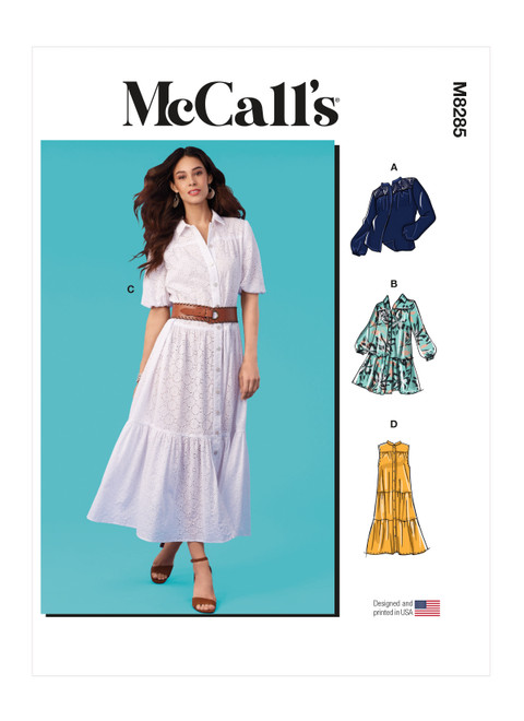 McCall's M8285 | Misses' Top and Dresses
