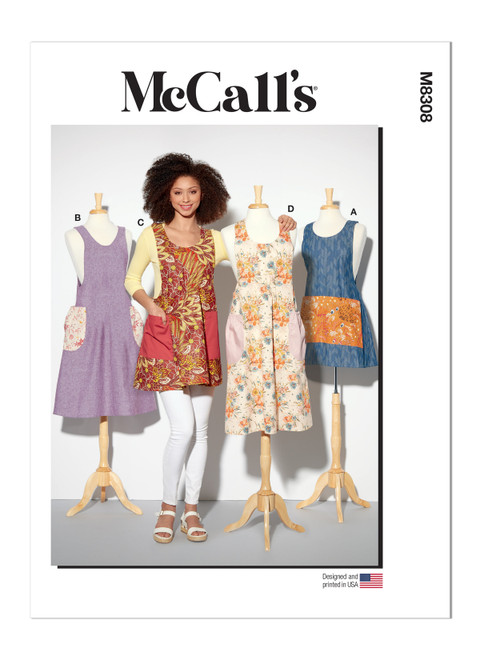 McCall's M8308 | Misses' Aprons | Front of Envelope