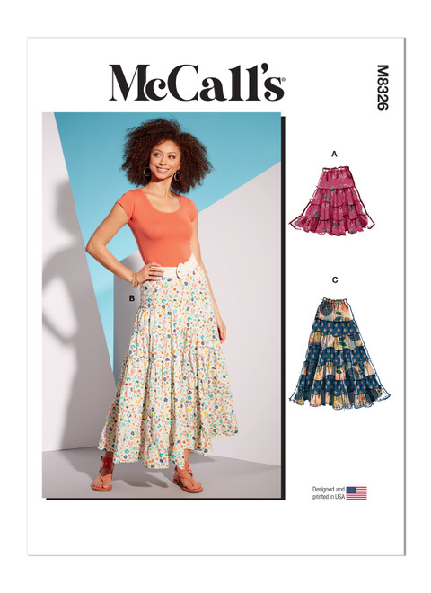 McCall's M8326 | Misses' Skirts | Front of Envelope