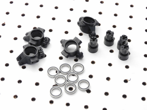 Kyosho Fazer MK-2 Front & Rear Axles Carriers & Bearings FA505B FA503 BRG008