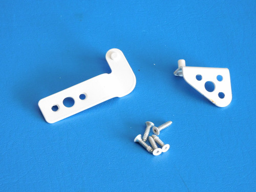 GE Adora Refrigerator DFE29JSDASS Ice Room Door Hinges WR13X10972 WR13X10973