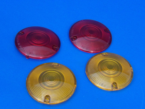 Harley-Davidson OEM Flat Style 3.25" Signal Light Lenses