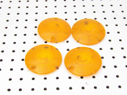 Harley-Davidson OEM Flat Style 3.25" Amber Signal Light Lenses